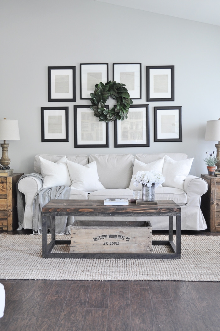 Best ideas about Farmhouse Style Sofa
. Save or Pin New Living Room Furniture Little Glass Jar Now.