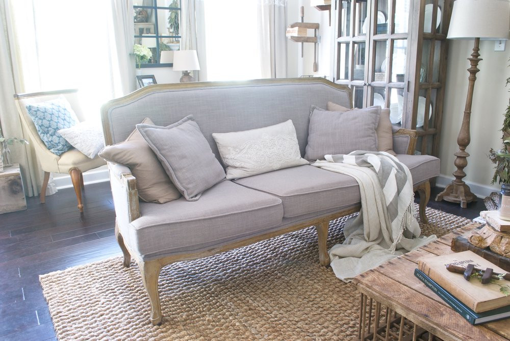 Best ideas about Farmhouse Style Sofa
. Save or Pin Plum Pretty Decor & Design Co My Cozy French Farmhouse Now.