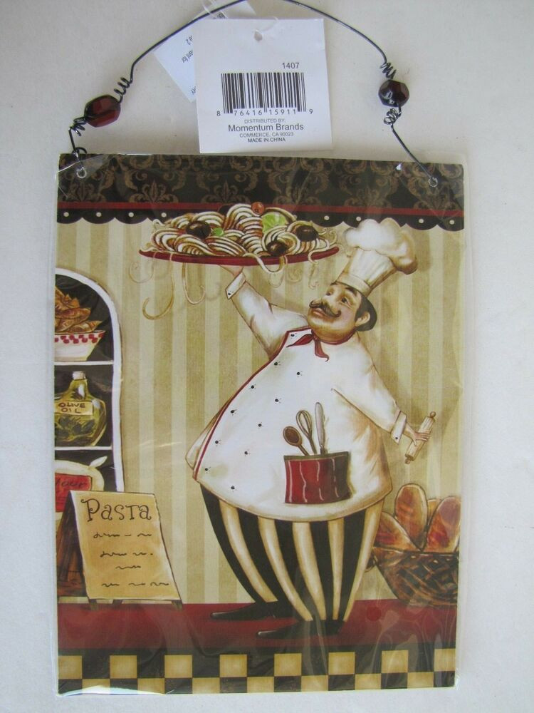 Best ideas about Fat Italian Chef Kitchen Decor
. Save or Pin Fat Italian Kitchen Chef Hanging Wall Plaque Sign Home Now.