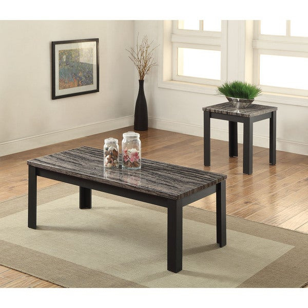 Best ideas about Faux Marble Coffee Table
. Save or Pin Shop Arabia Black Faux Marble 2 piece Living Room Table Now.