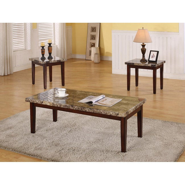 Best ideas about Faux Marble Coffee Table
. Save or Pin Shop Dark Faux Marble 3 piece Coffee Table Set Free Now.