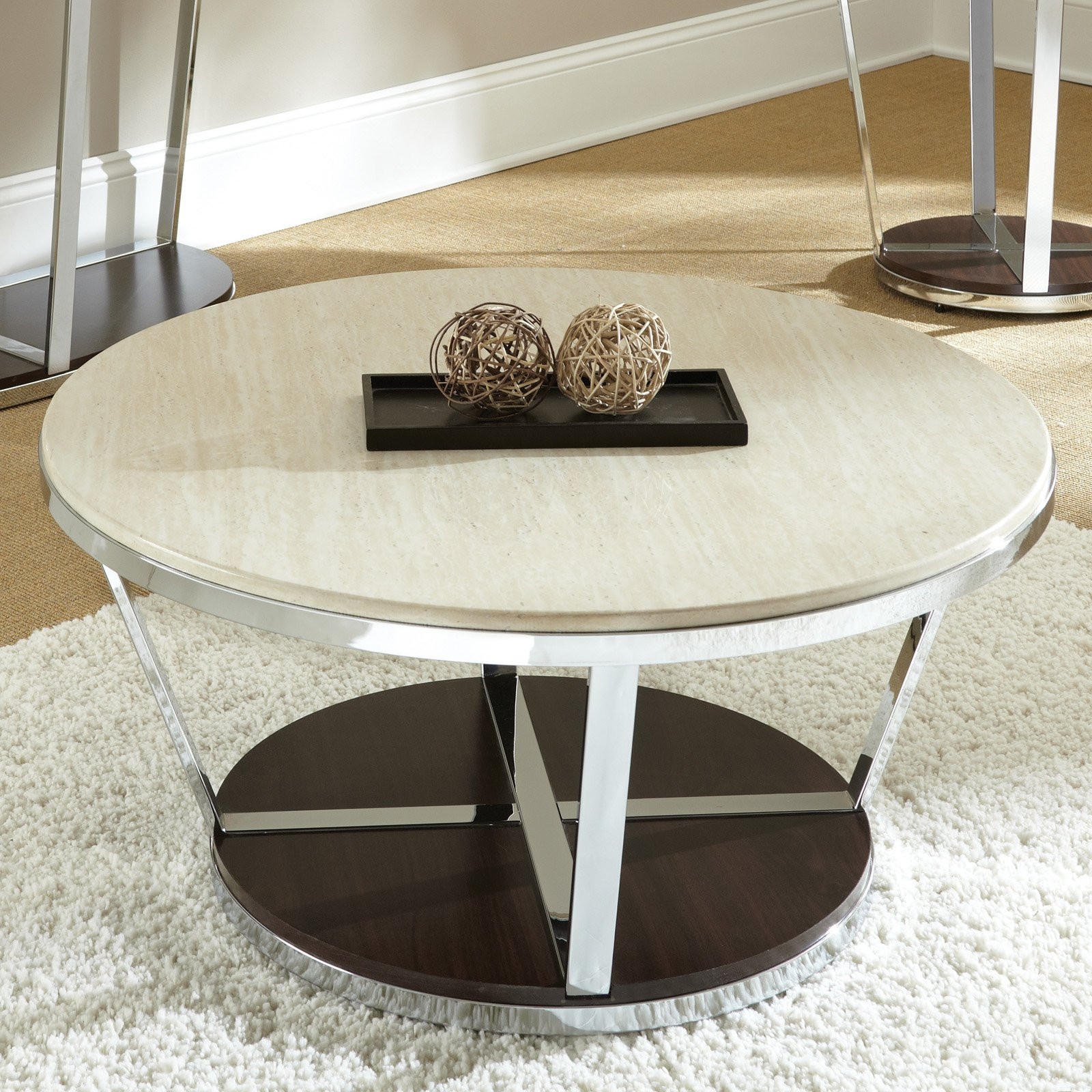 Best ideas about Faux Marble Coffee Table
. Save or Pin Steve Silver Bosco Round Faux Marble Coffee Table with Now.