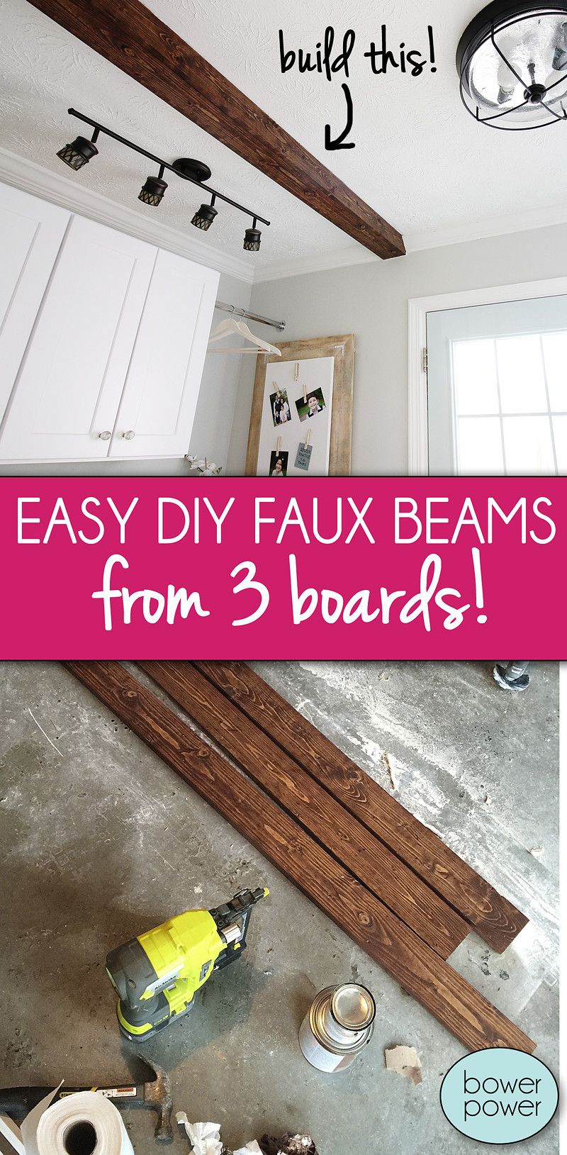 Best ideas about Faux Wood Beams DIY
. Save or Pin Beam Me Up Scotty Bower Power Now.