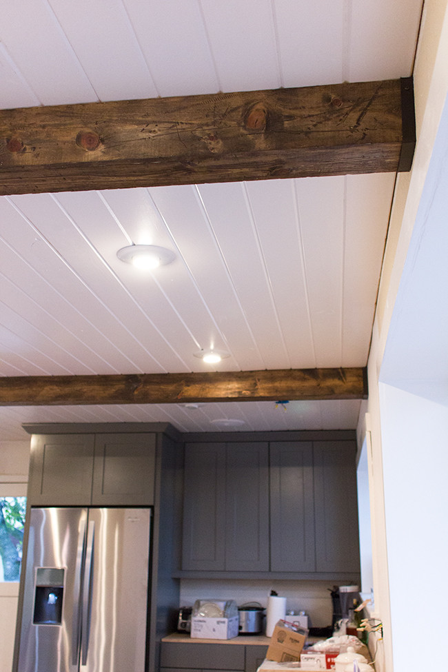 Best ideas about Faux Wood Beams DIY
. Save or Pin Kitchen Chronicles DIY Wood Beams Now.