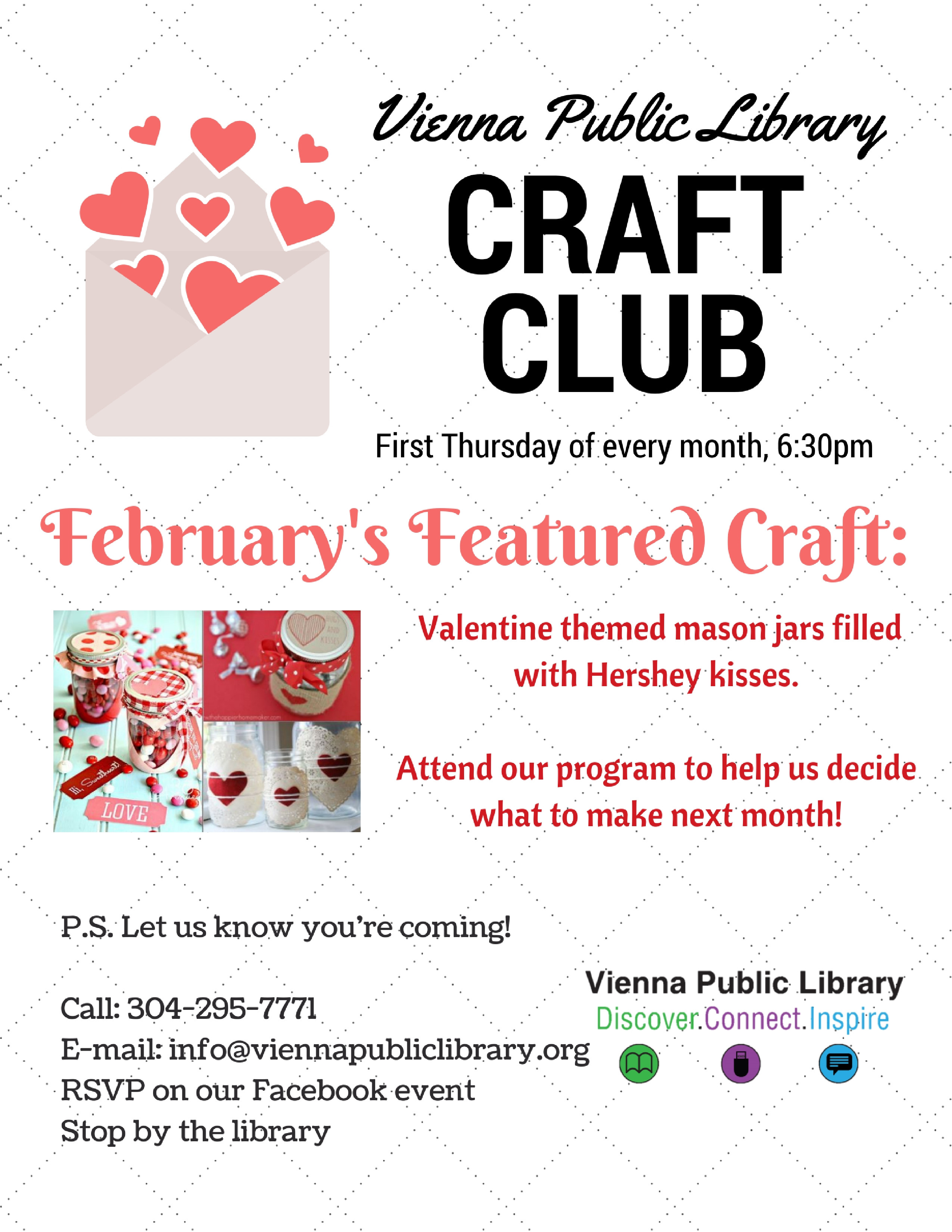 Best ideas about February Crafts For Adults
. Save or Pin February Adult Craft Club – Vienna Public Library Now.