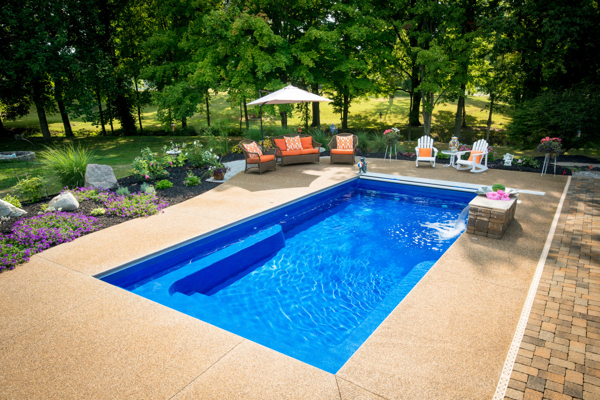 Best ideas about Fiberglass Inground Pool Cost
. Save or Pin Fiberglass Swimming Pool Prices How much does a fiberglass Now.