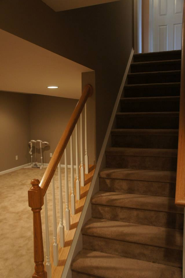 Best ideas about Finishing Basement Stairs
. Save or Pin Honey Brook Finished Basement Top Notch General Contracting Now.