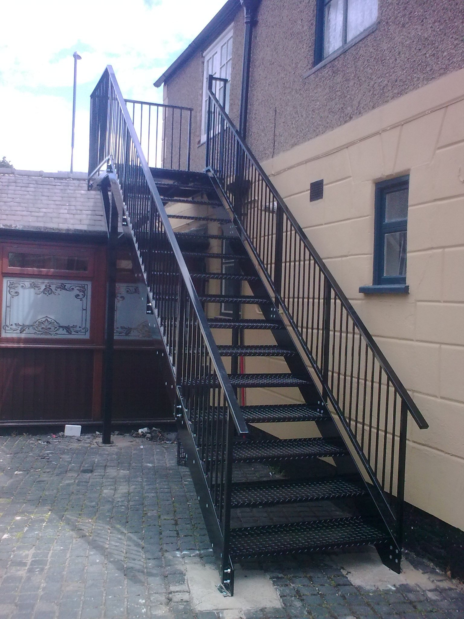 Best ideas about Fire Escape Staircase
. Save or Pin Bespoke metal stairs and fire escapes in Nottingham Now.