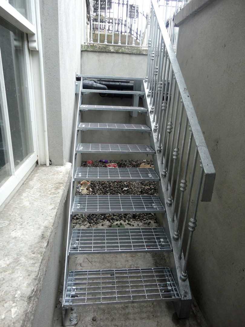 Best ideas about Fire Escape Staircase
. Save or Pin Fire escape stairs Brendan Buggy Steel Fabrication Ltd Now.