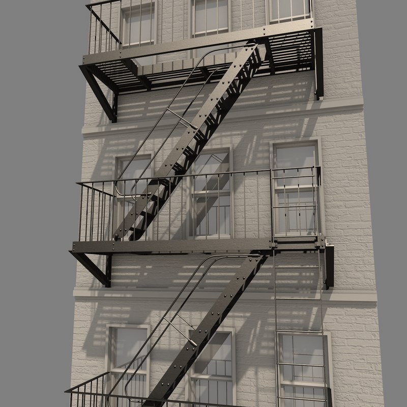 Best ideas about Fire Escape Staircase
. Save or Pin 3d escape stair systems model Now.