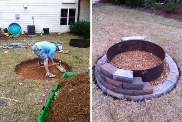 Best ideas about Fire Pit Designs DIY
. Save or Pin 38 Easy and Fun DIY Fire Pit Ideas Now.
