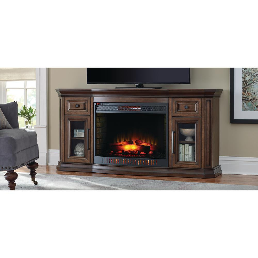 Best ideas about Fireplace And Tv Stand
. Save or Pin Home Decorators Collection Georgian Hills 65 in Bow Front Now.