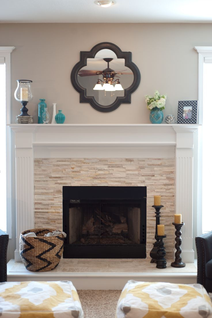 Best ideas about Fireplace Design Ideas
. Save or Pin Stacked stone fireplace By Jenna Halvorson Designs Now.