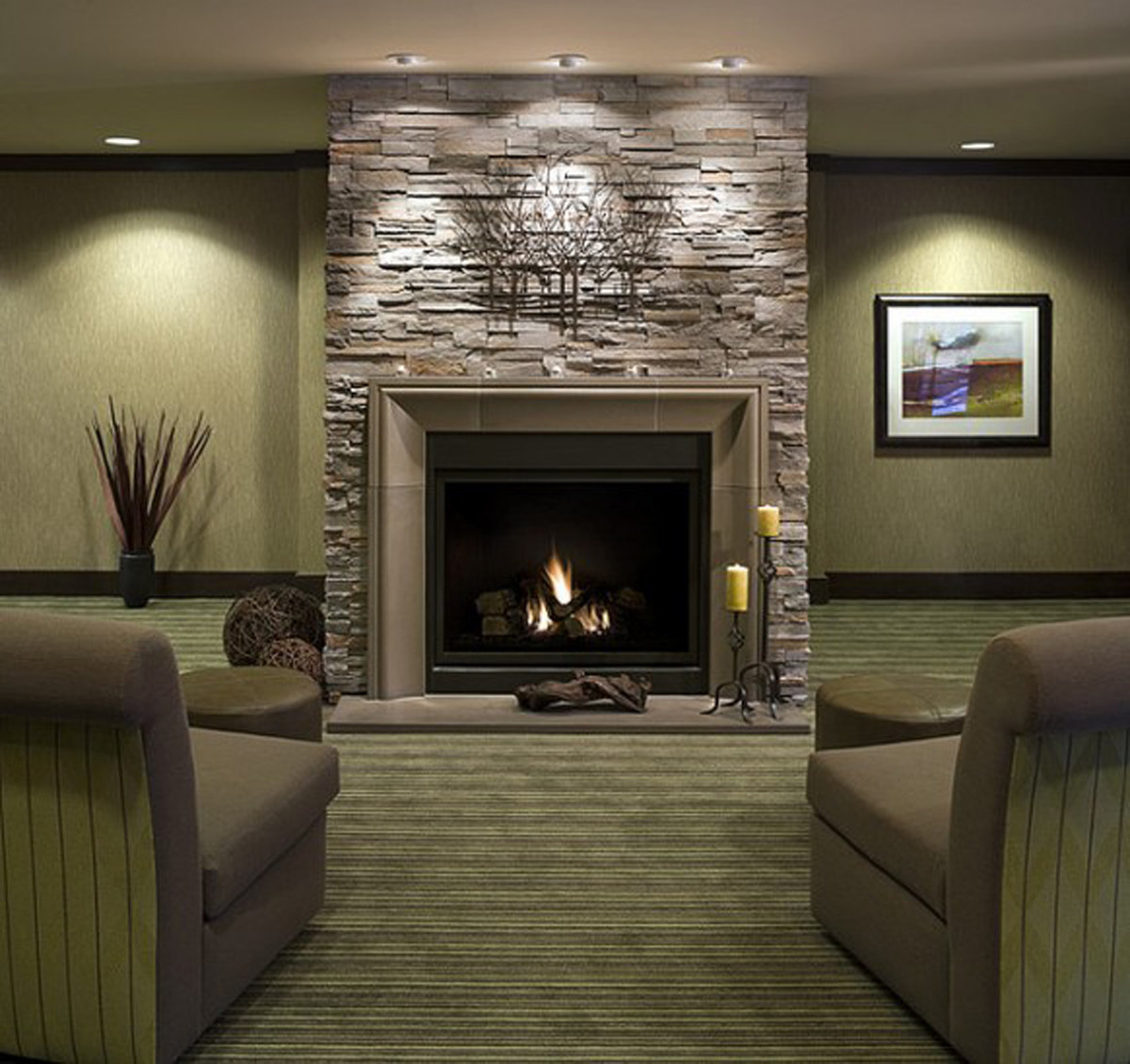 Best ideas about Fireplace Design Ideas
. Save or Pin decorations interior marvelous stone fireplace with grey Now.