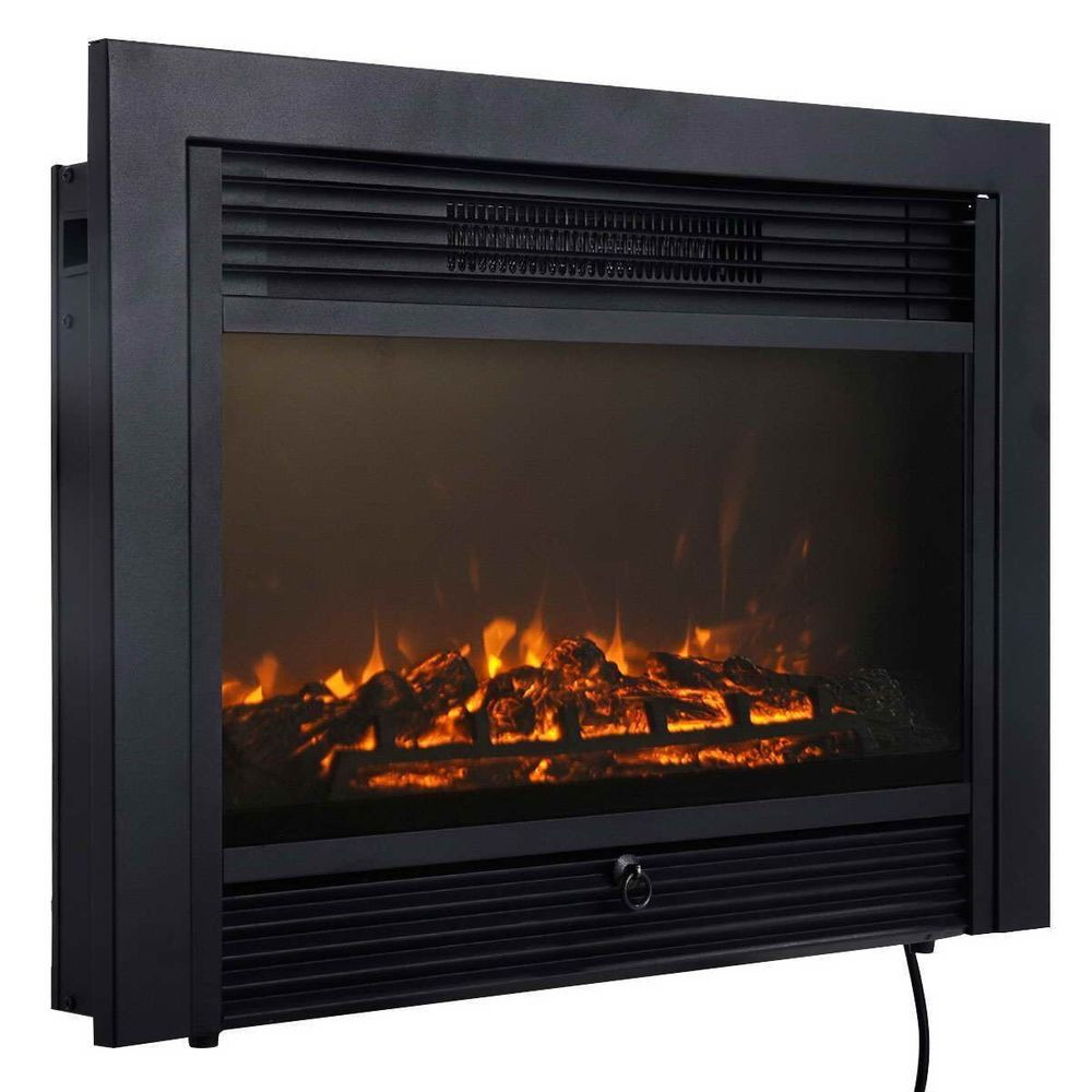 Best ideas about Fireplace Electric Heater
. Save or Pin 28 5" Fireplace Electric Embedded Insert Heater Glass View Now.