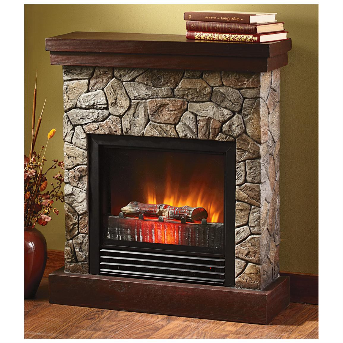 Best ideas about Fireplace Electric Heater
. Save or Pin CASTLECREEK™ Electric "Stone" Fireplace Heater Now.