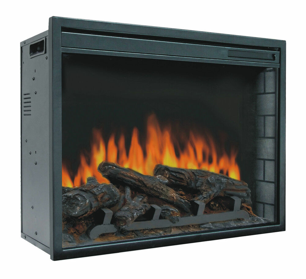 Best ideas about Fireplace Electric Heater
. Save or Pin 23" Electric Firebox Insert with Fan Heater and Glowing Now.