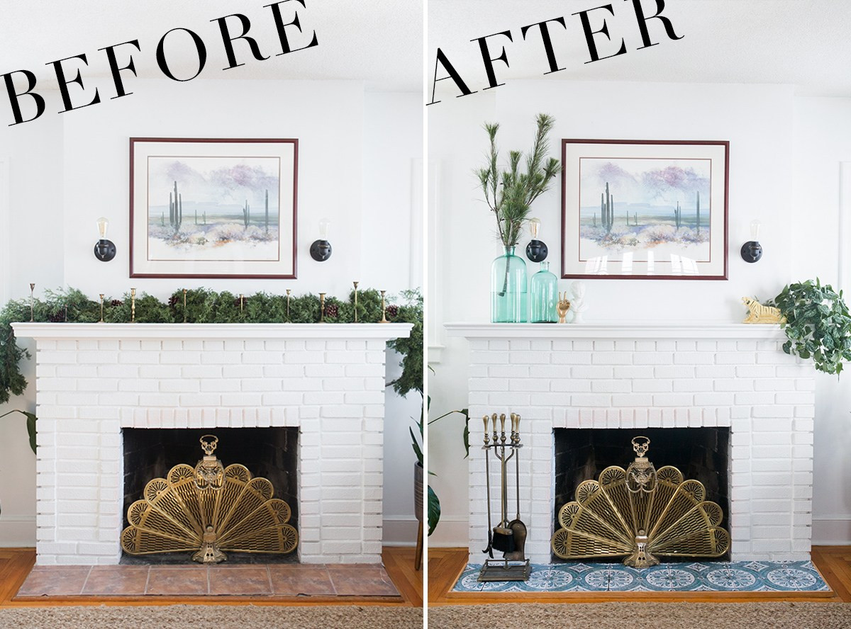 Best ideas about Fireplace Ideas DIY
. Save or Pin My Easy and Inexpensive DIY Fireplace Makeover A Now.