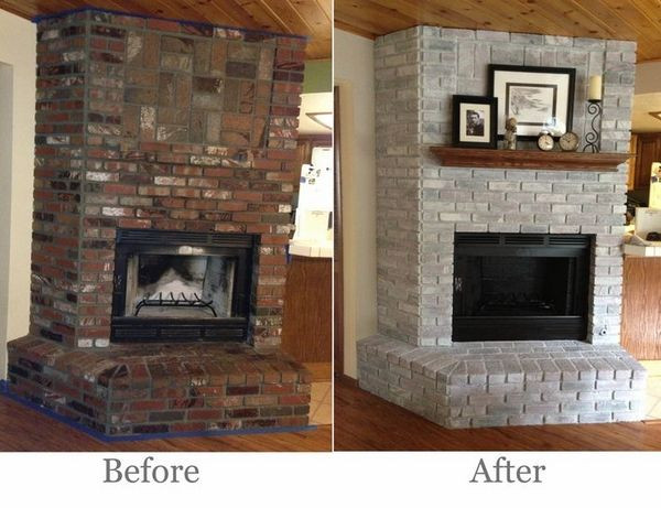 Best ideas about Fireplace Makeover Ideas
. Save or Pin Brick fireplace makeover – before and after ideas and cool Now.