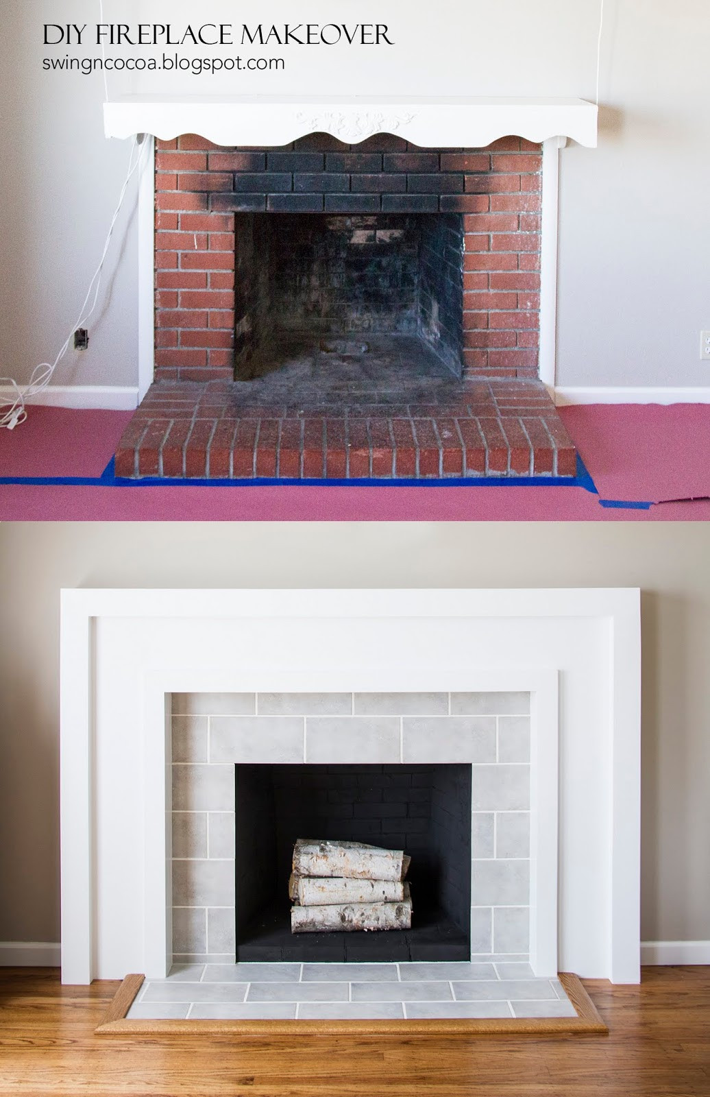 Best ideas about Fireplace Makeover Ideas
. Save or Pin SwingNCocoa Fireplace Makeover Part 3 DELICIOUSLY DONE Now.