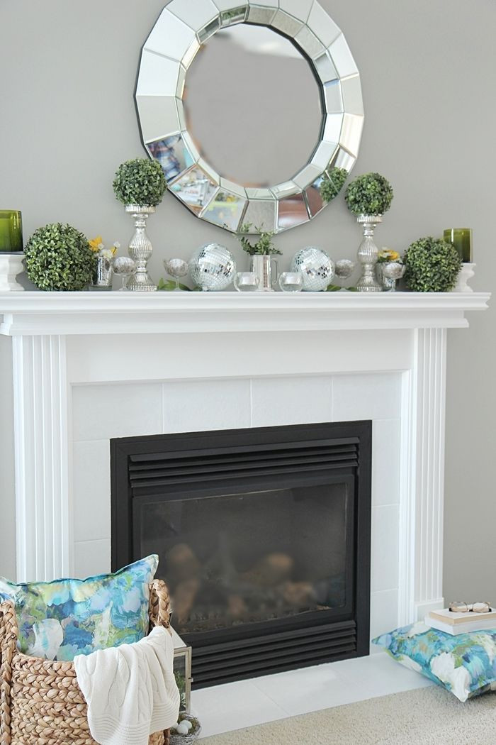Best ideas about Fireplace Mantel Decor
. Save or Pin 64 best Spring mantels images on Pinterest Now.