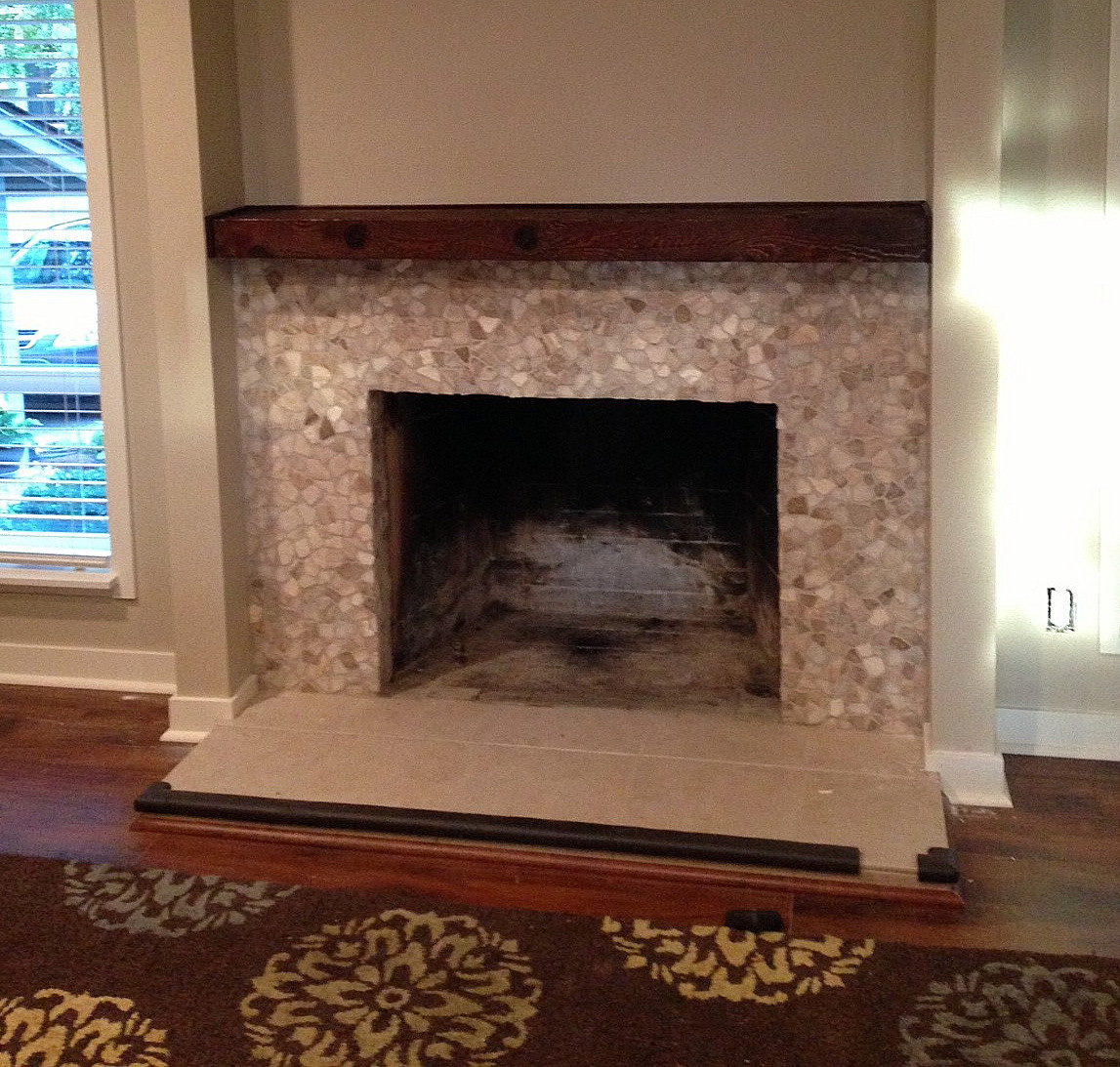 Best ideas about Fireplace Tile Surround
. Save or Pin Mixed Quartz Fireplace Surround Pebble Tile Shop Now.