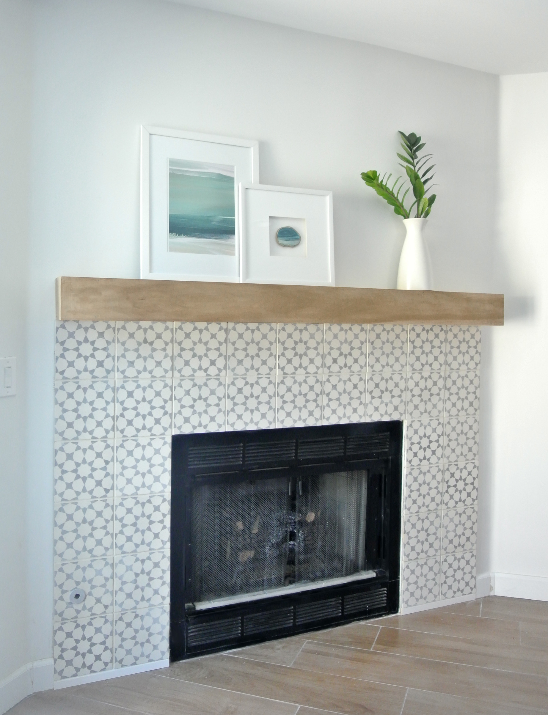 Best ideas about Fireplace Tile Surround
. Save or Pin DIY Fireplace Makeover Now.