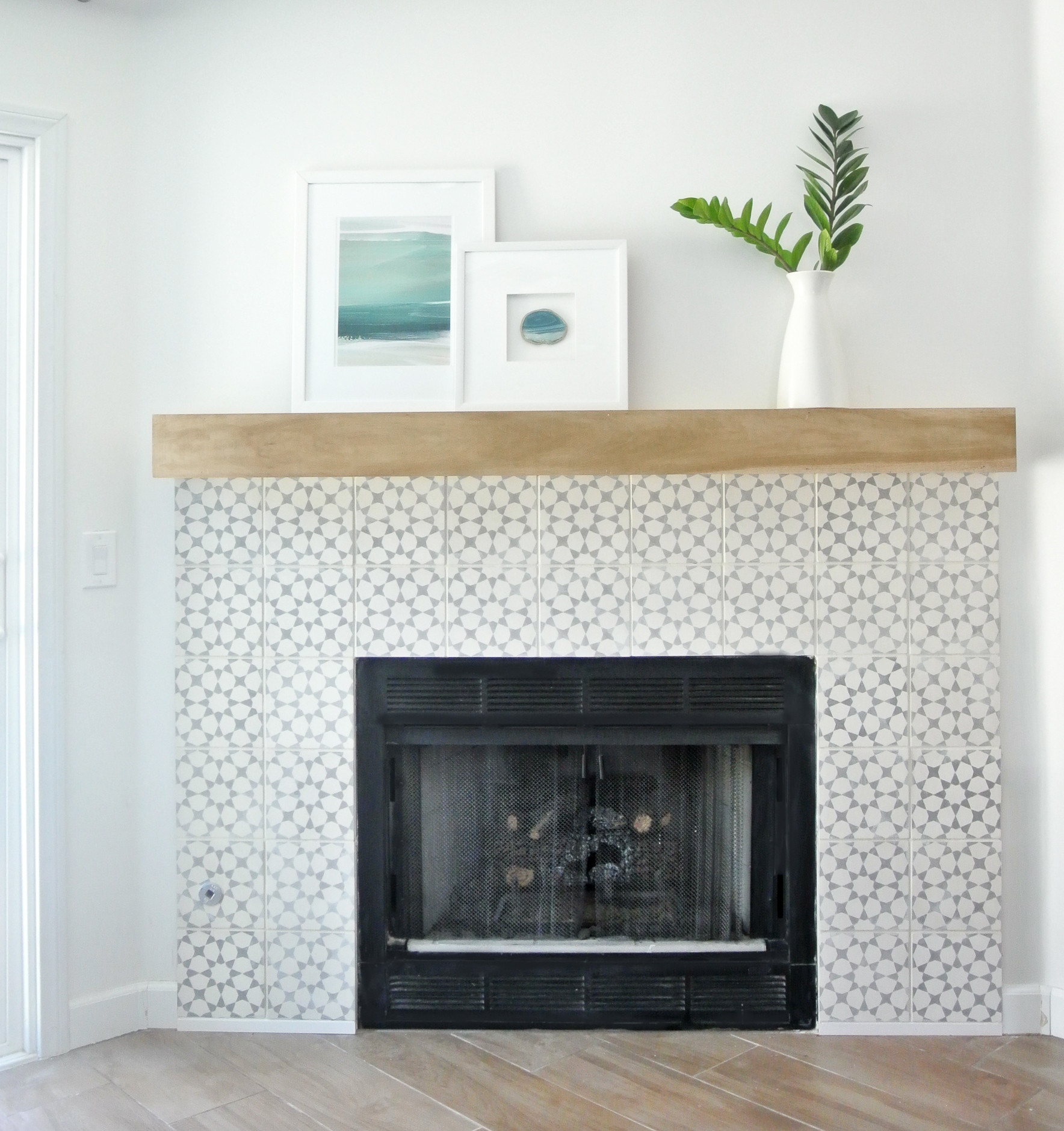 Best ideas about Fireplace Tile Surround
. Save or Pin DIY Fireplace Makeover Now.