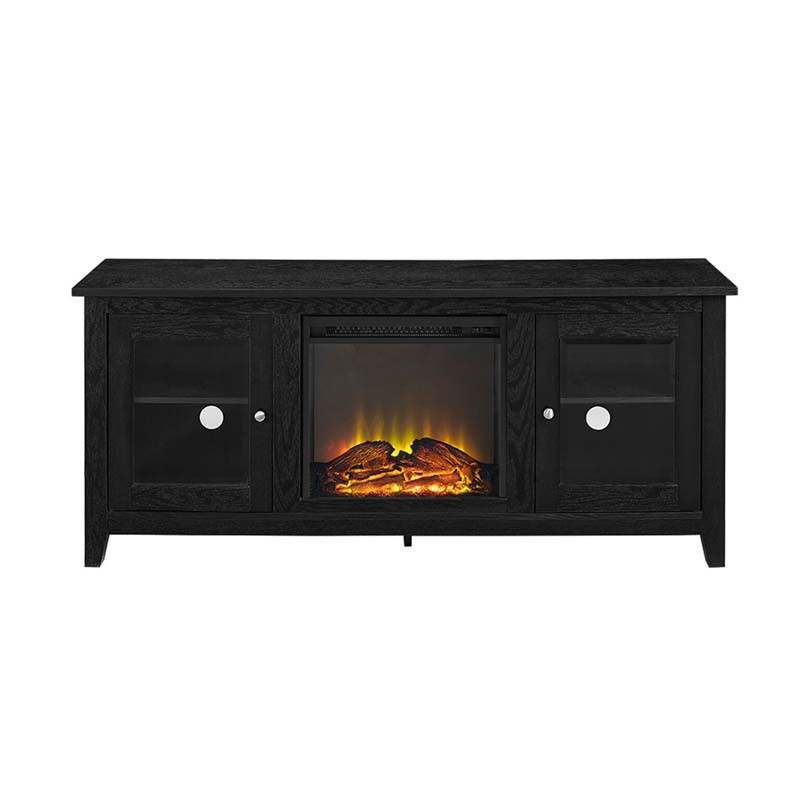 Best ideas about Fireplace Tv Stand Black
. Save or Pin Walker Edison 60 inch TV Stand with Electric Fireplace Now.