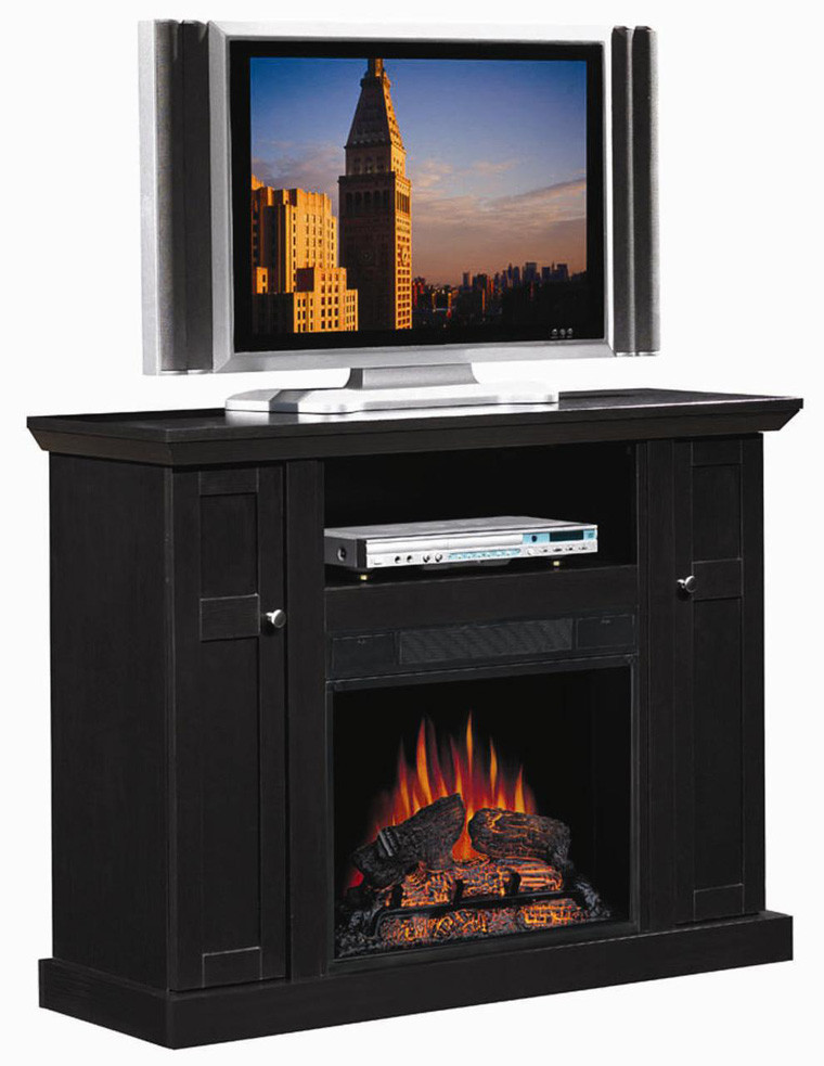 Best ideas about Fireplace Tv Stand Black
. Save or Pin Black Ash Electric Fireplace TV Stand Now.