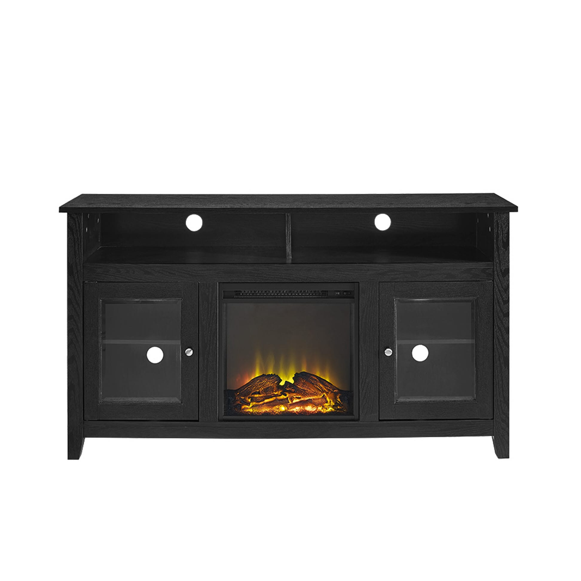 Best ideas about Fireplace Tv Stand Black
. Save or Pin Wasatch 58 Inch Highboy Fireplace TV Stand Black by Now.