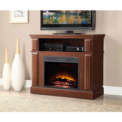 Best ideas about Fireplace Tv Stand Walmart
. Save or Pin Whalen Media Fireplace Console for TVs up to 45" Warm Now.