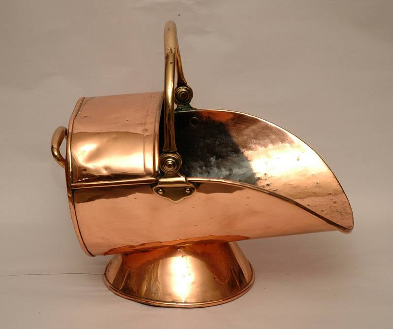 Best ideas about Fireplace Wood Holder
. Save or Pin Old Antique Copper & Brass Coal Scuttle Fireplace Wood Now.