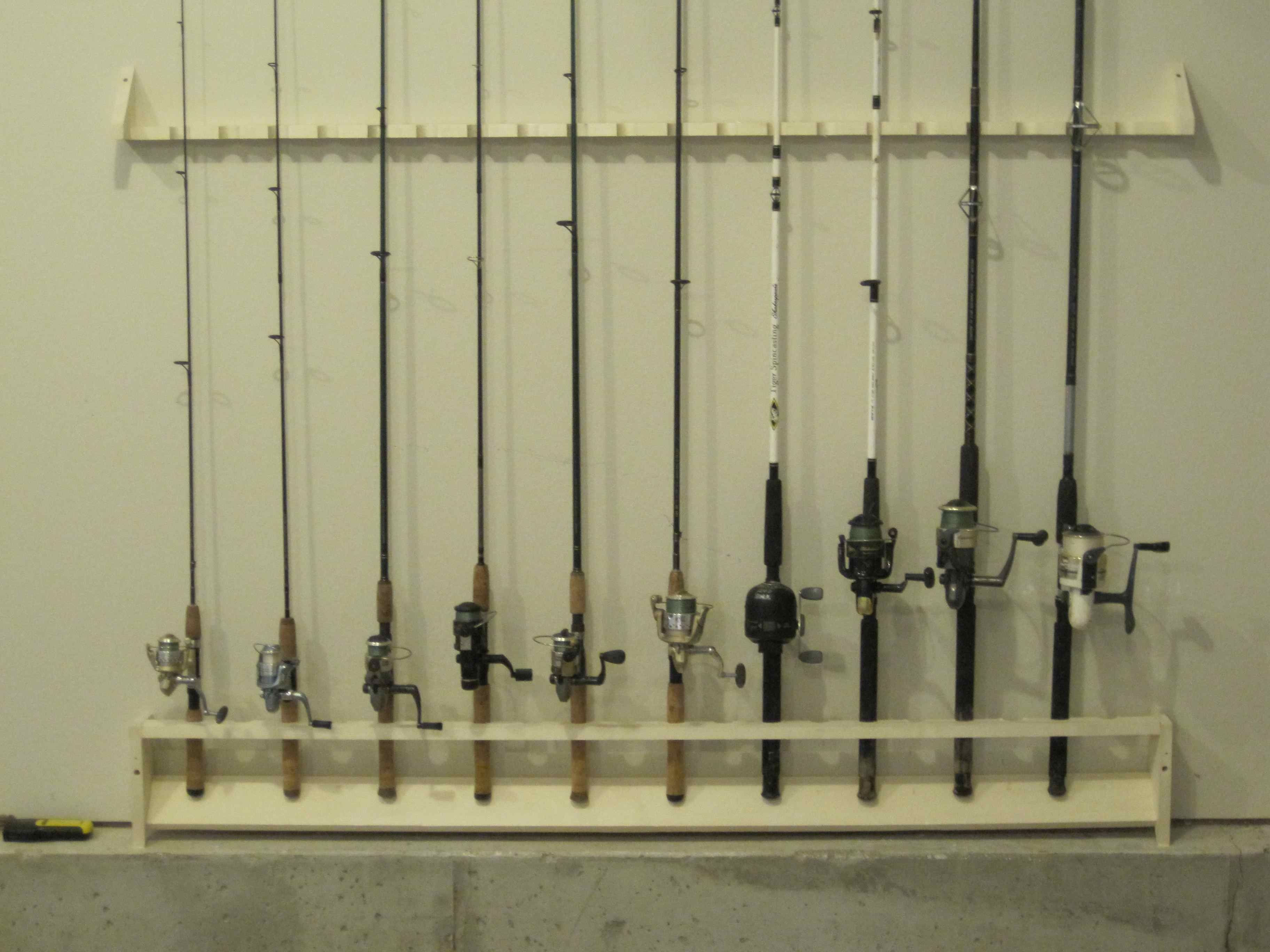 Best ideas about Fishing Pole Rack DIY
. Save or Pin Pin by Becky s Quilting on organize in 2019 Now.