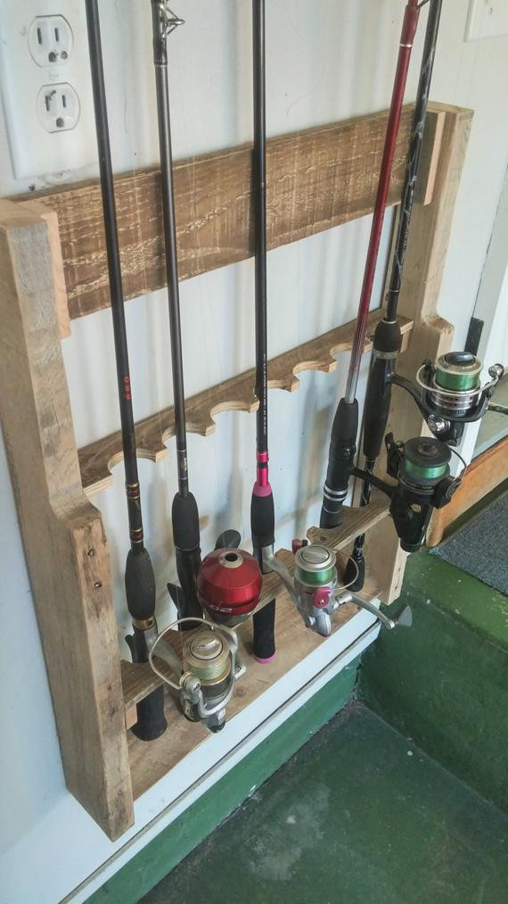 Best ideas about Fishing Pole Rack DIY
. Save or Pin Items similar to Wall Mount Fishing Rod Holder Rod Rack Now.