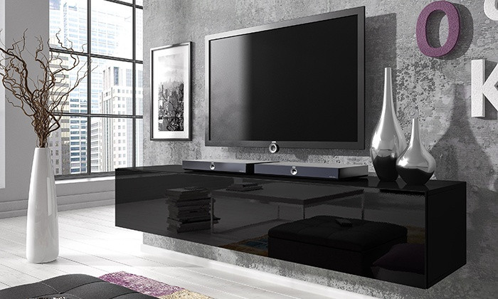 Best ideas about Floating Tv Cabinet
. Save or Pin Floating Gloss TV Cabinet Now.