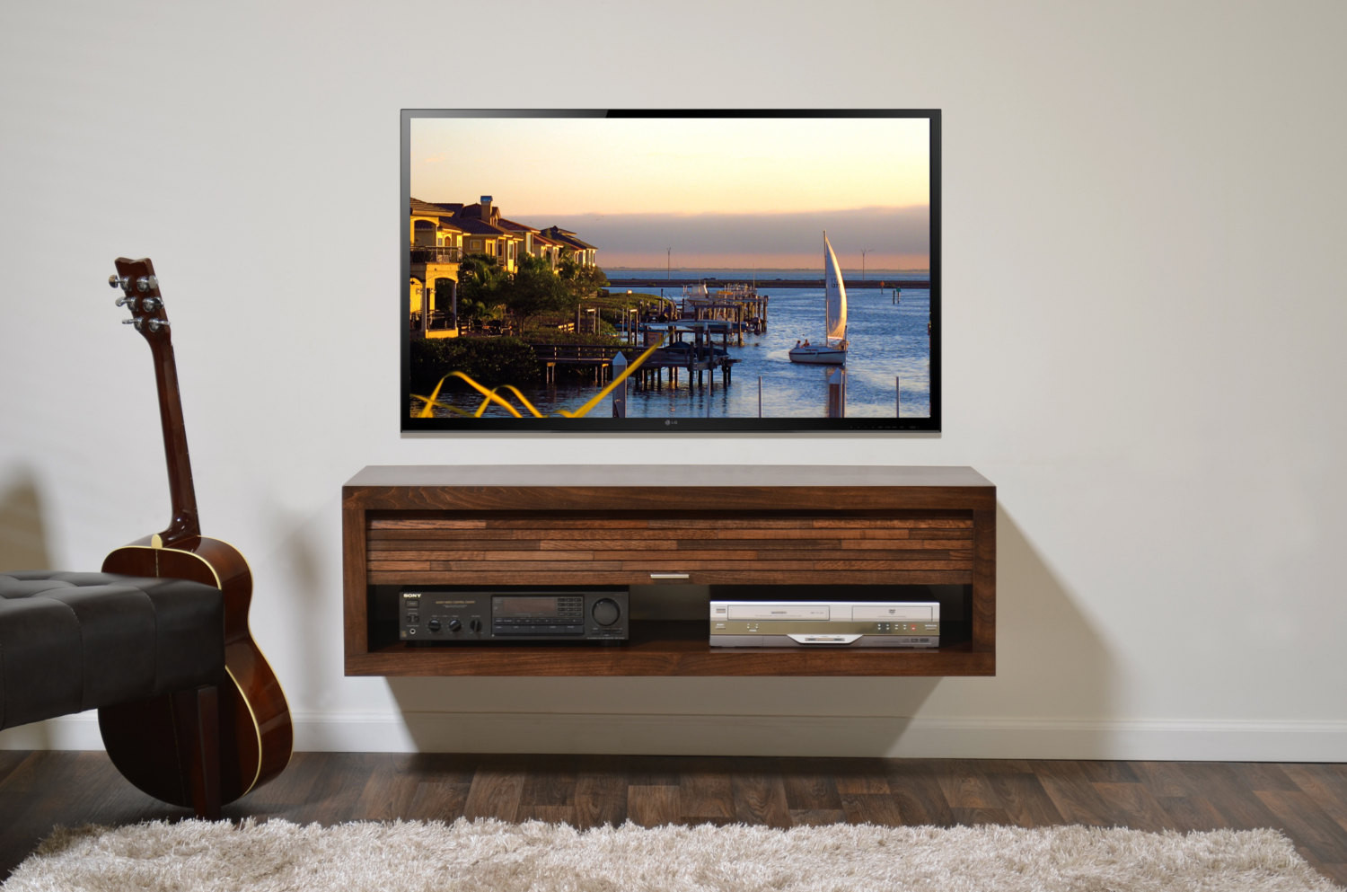 Best ideas about Floating Tv Cabinet
. Save or Pin Floating TV Stand Eco Geo Mocha Now.