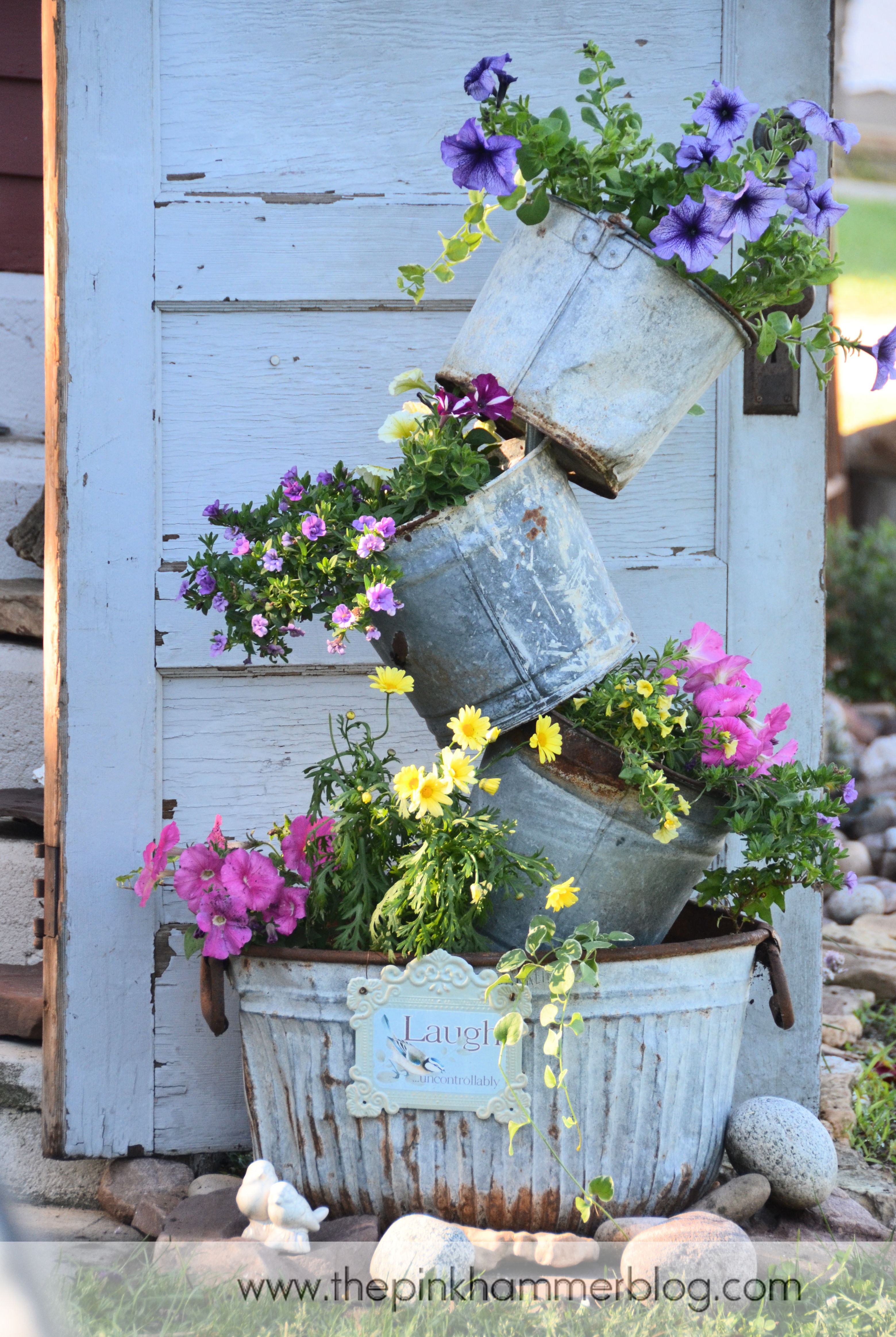 Best ideas about Flower Planter Ideas
. Save or Pin Primitive tipsy pot planters Now.