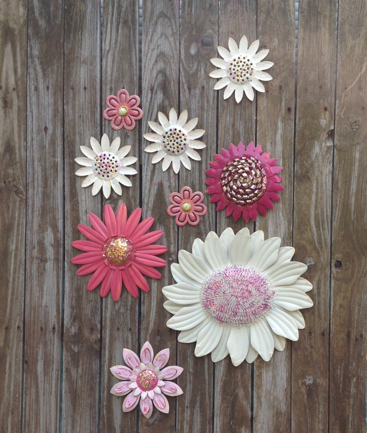 Best ideas about Flower Wall Art
. Save or Pin Metal Flower Wall Art Pink & White Metal Wall Decor 9 Pc Now.