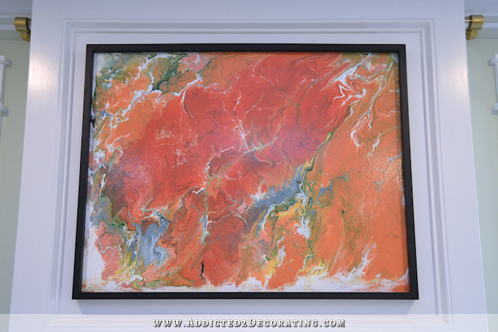 Best ideas about Fluid Painting DIY
. Save or Pin Fluid Acrylic Abstract Painting Simple Modern DIY Frame Now.