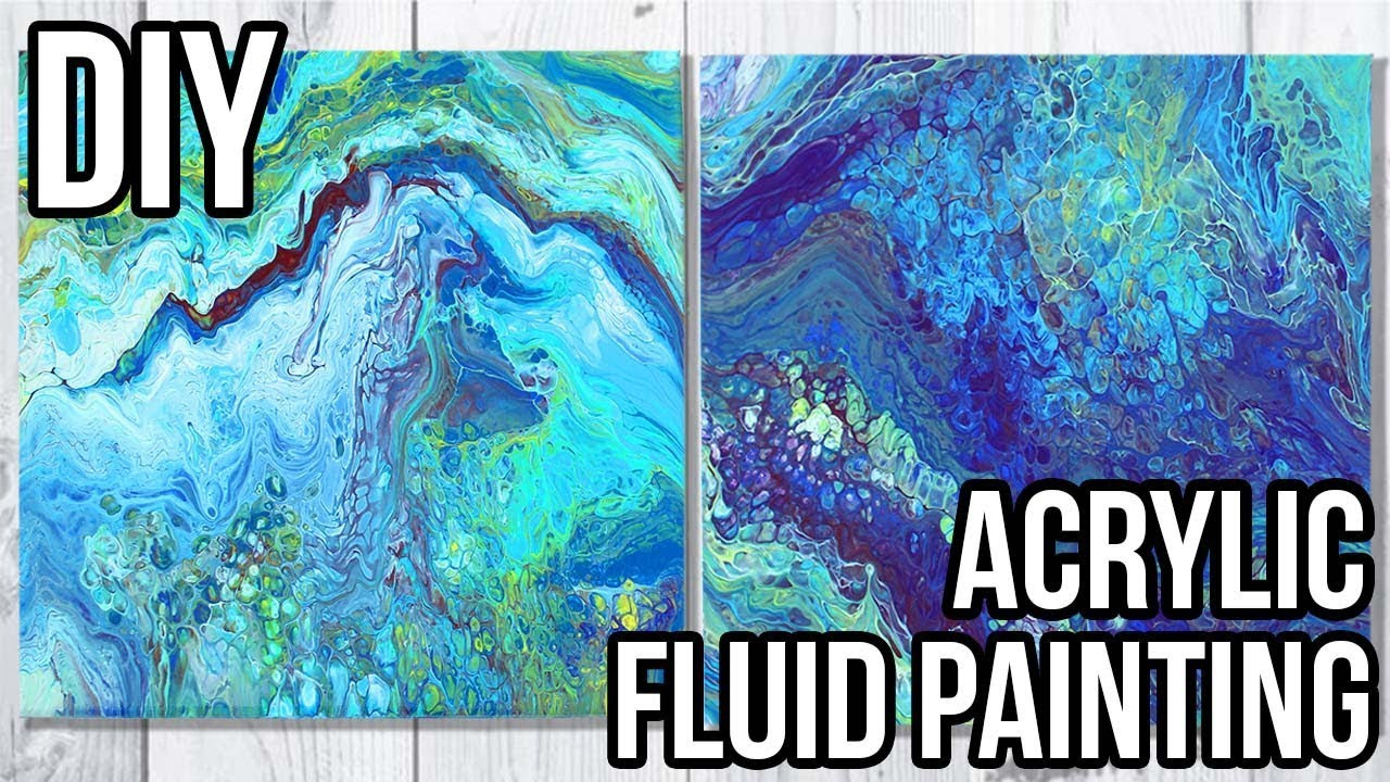 Best ideas about Fluid Painting DIY
. Save or Pin DIY DOLLAR STORE ART HOW TO Acrylic Fluid Painting Flip Now.