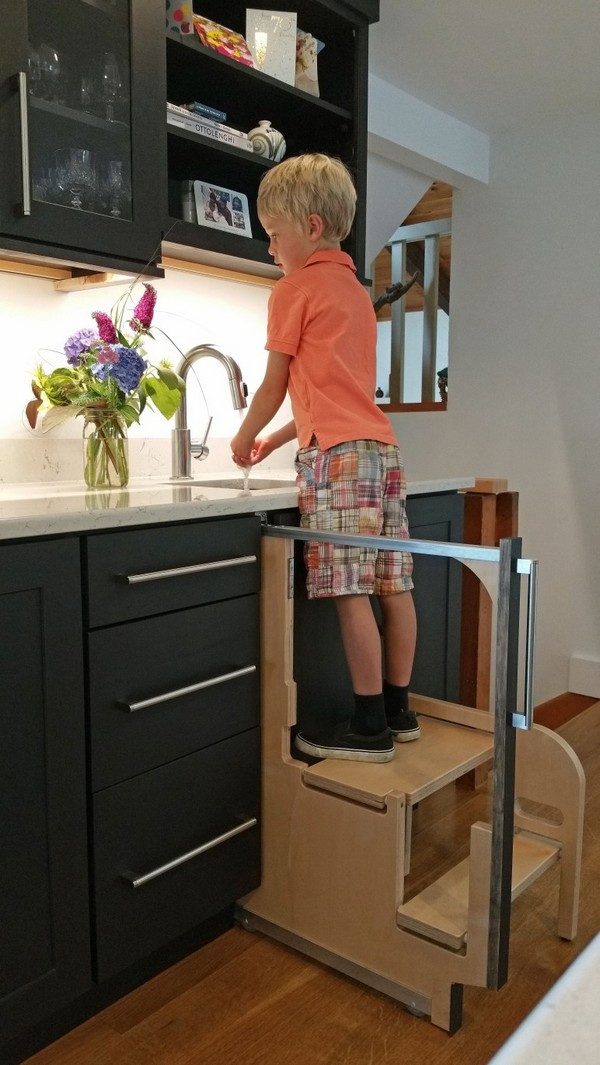 Best ideas about Fold Out Kitchen Stairs
. Save or Pin Foldable Stairs For Short People – Step 180 Cabinet Step Now.