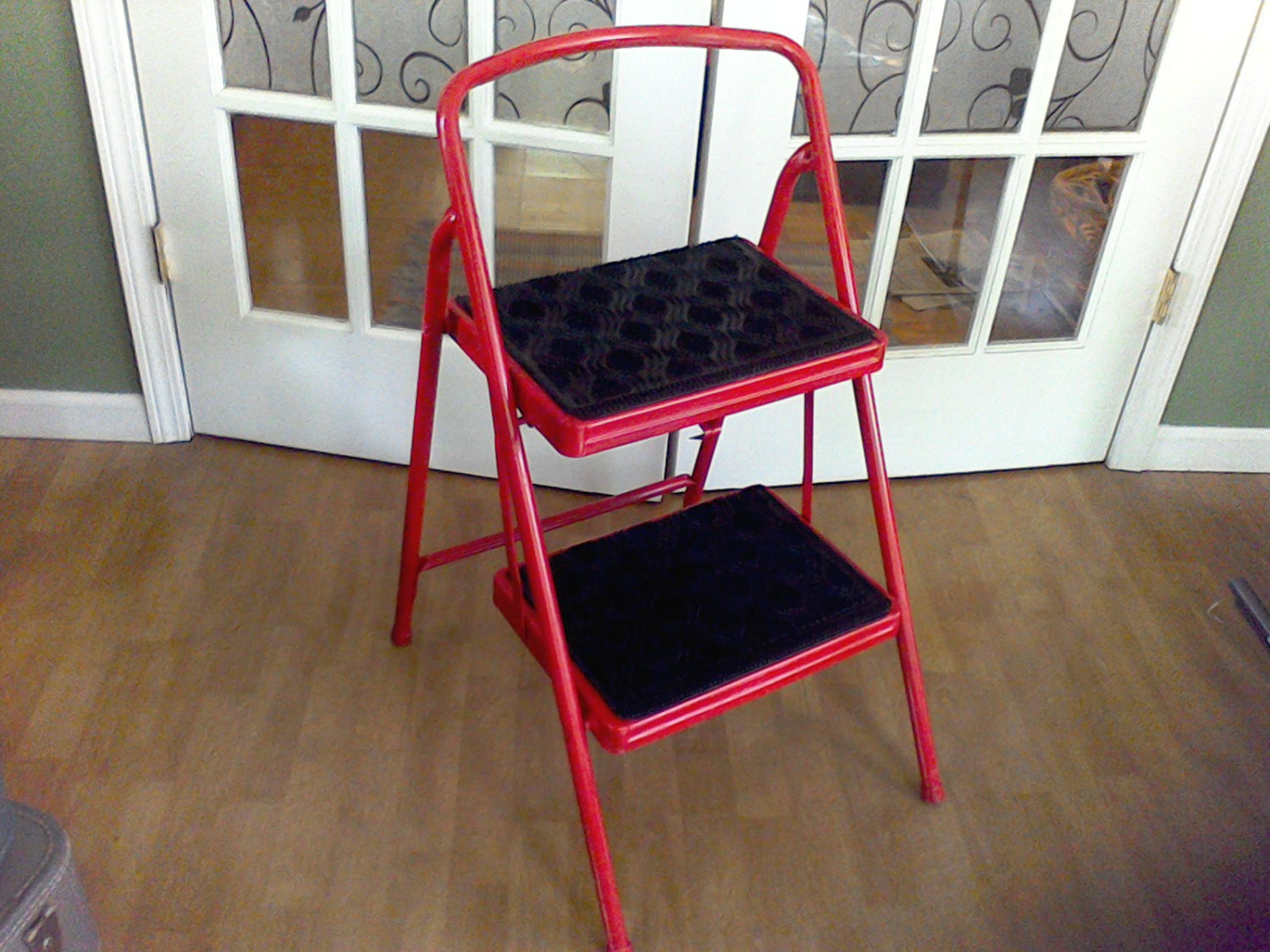 Best ideas about Foldable Kitchen Stairs
. Save or Pin Folding Kitchen step stool Kitchen chair ladder Red Now.