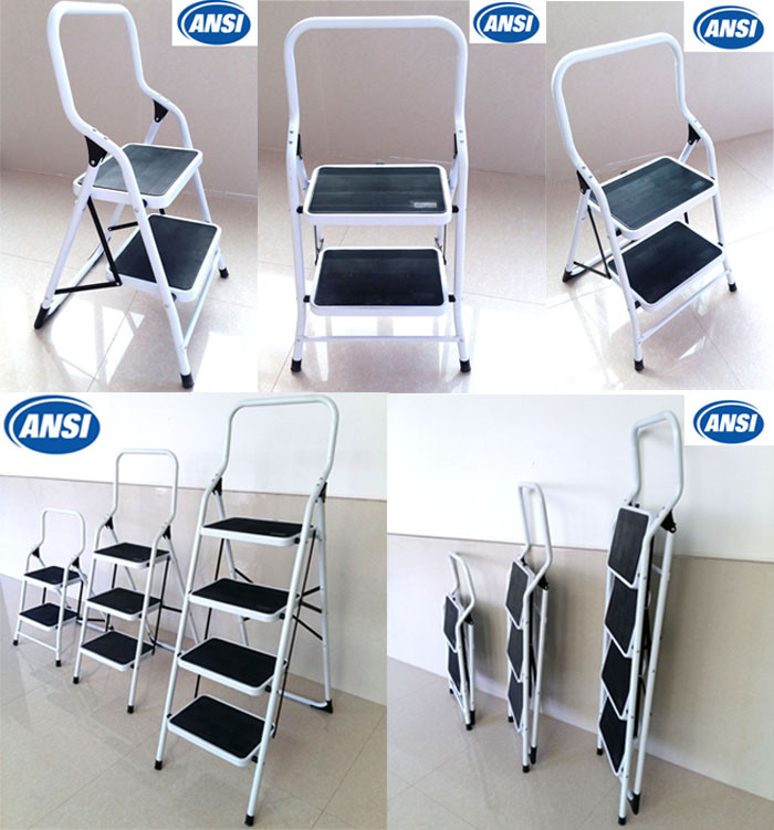 Best ideas about Foldable Kitchen Stairs
. Save or Pin Folding Kitchen 4 Step Ladder With Handrail As Seen Tv Now.