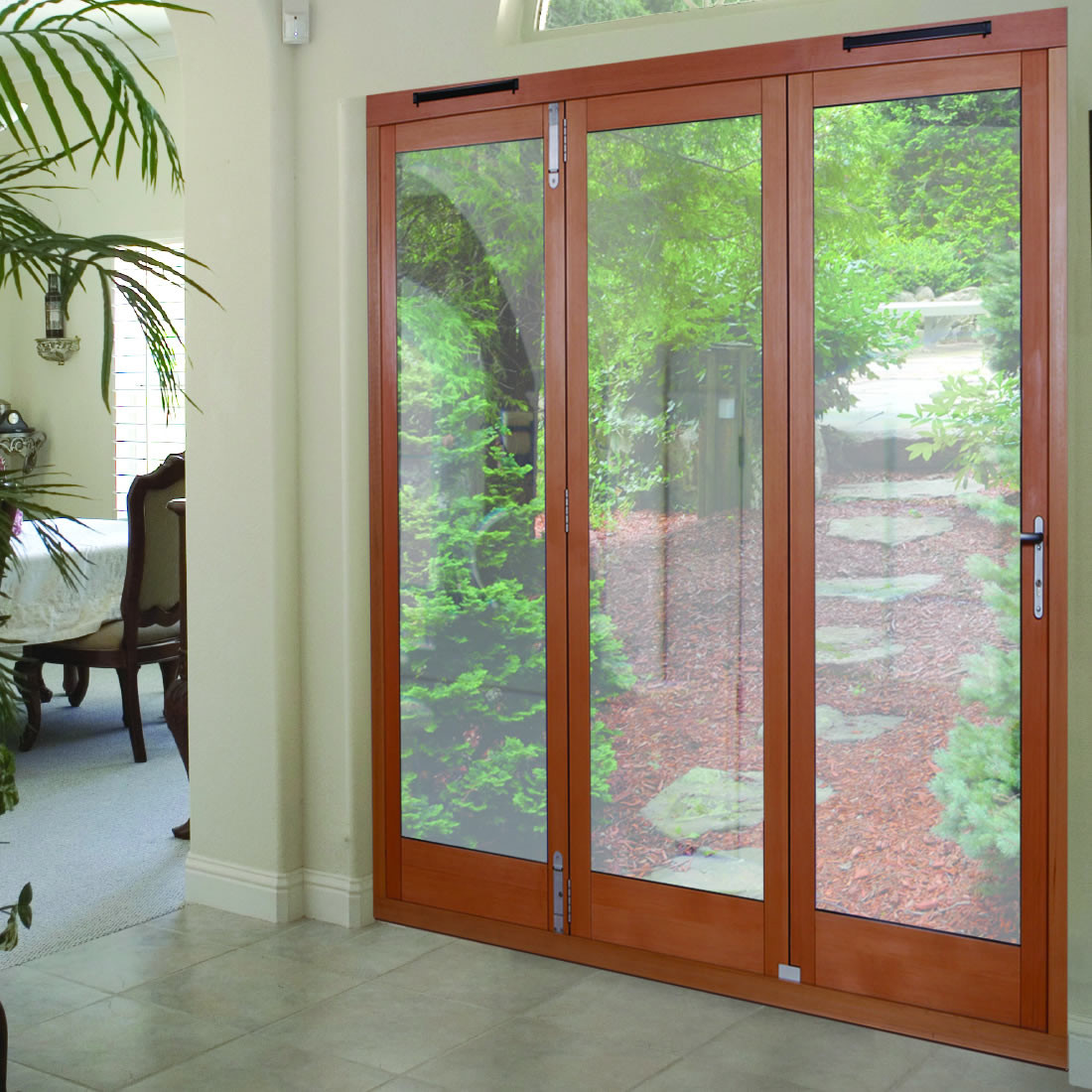 Best ideas about Folding Glass Patio Doors
. Save or Pin Tri Fold Patio Door 3 Folds Oak Veneer Clear Glazed Now.