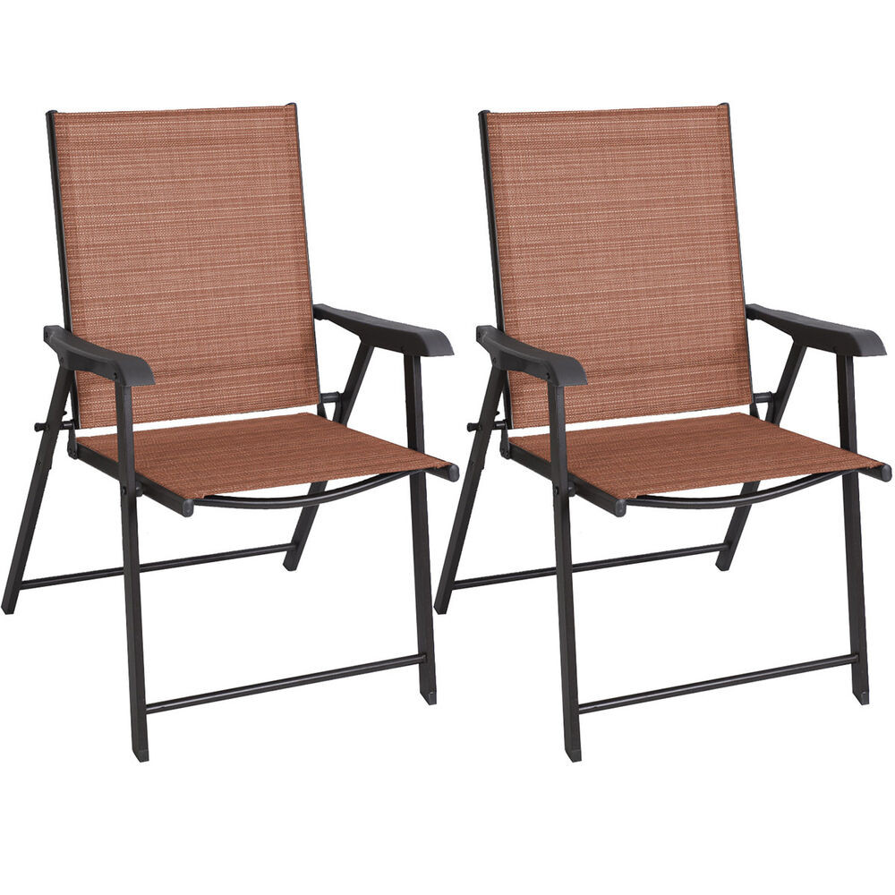 Best ideas about Folding Patio Chairs
. Save or Pin 2 PCS Patio Folding Sling Chairs Furniture Camping Deck Now.