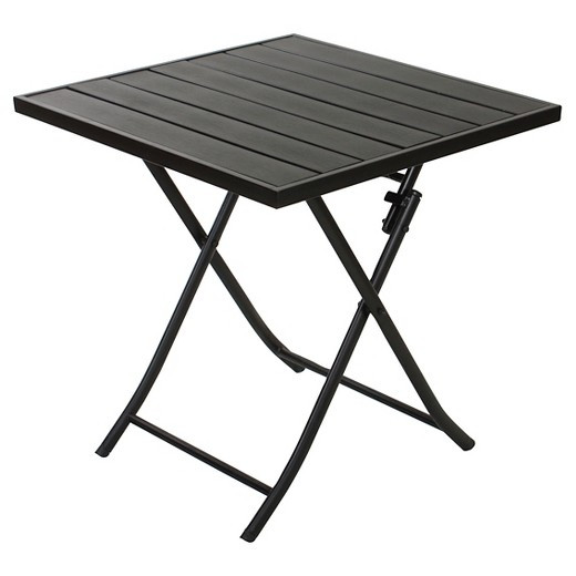 Best ideas about Folding Patio Table
. Save or Pin 27 6"X27 6" Faux Wood Patio Folding Table Black Now.