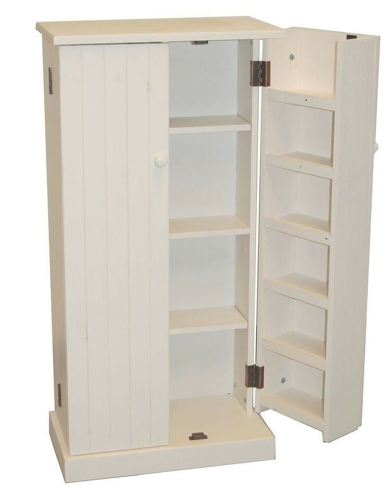 Best ideas about Food Pantry Cabinet
. Save or Pin White Wooden Kitchen Pantry Cabinet Storage Organizer Food Now.