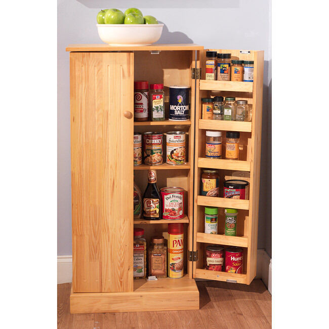 Best ideas about Food Pantry Cabinet
. Save or Pin Kitchen Utility Pantry Pine Wood Cabinet Storage Food Now.