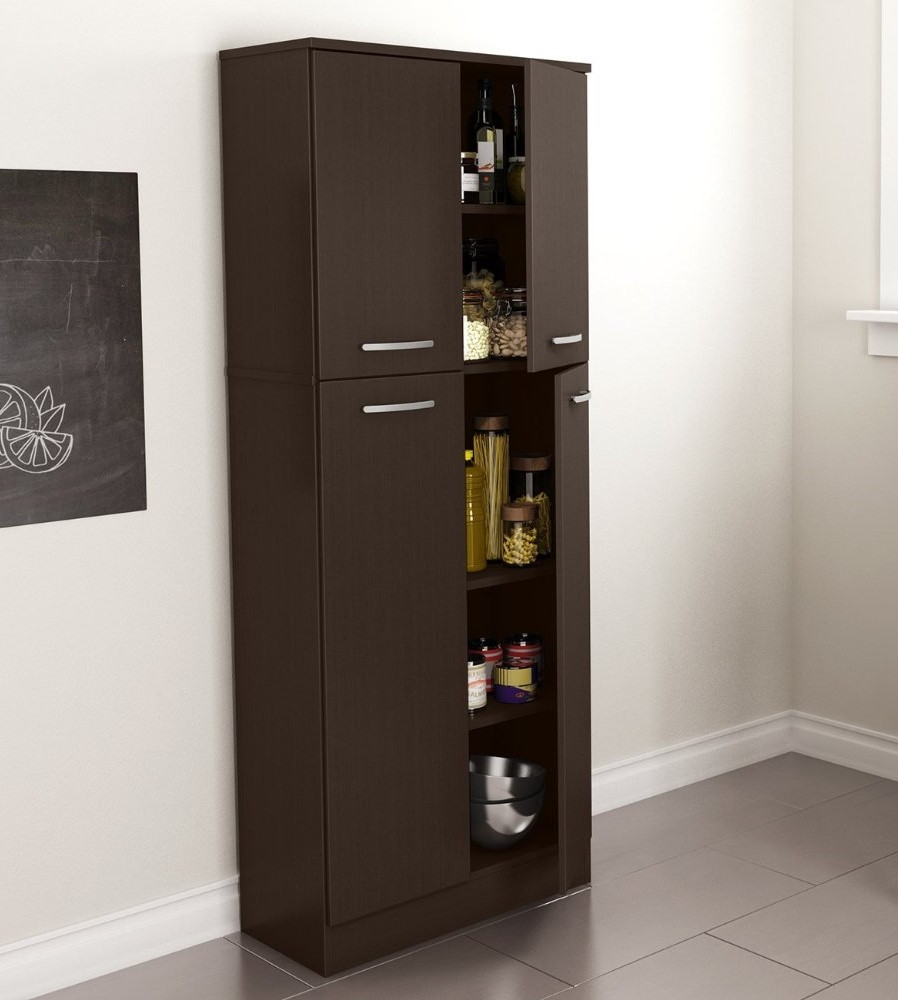 Best ideas about Food Pantry Cabinet
. Save or Pin Food Pantry Cabinet with Doors Tall Wood Free Standing Now.